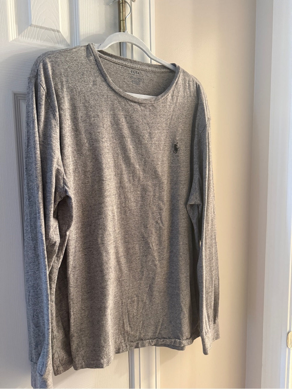 Polo by Ralph Lauren Men’s Long Sleeve Tee - Gray